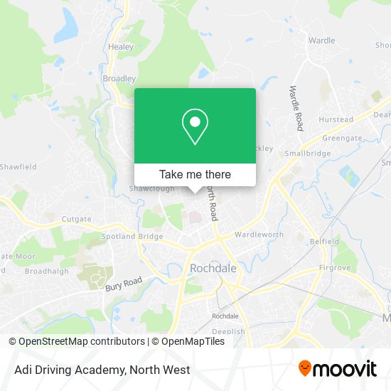 Adi Driving Academy map