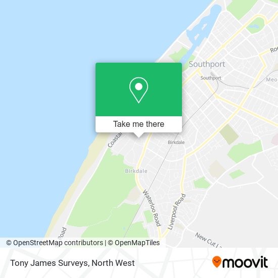 Tony James Surveys map