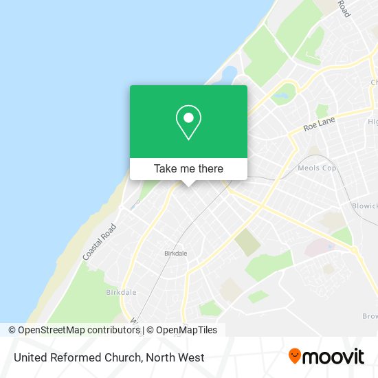 United Reformed Church map