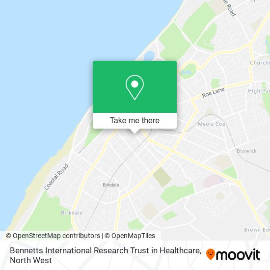 Bennetts International Research Trust in Healthcare map