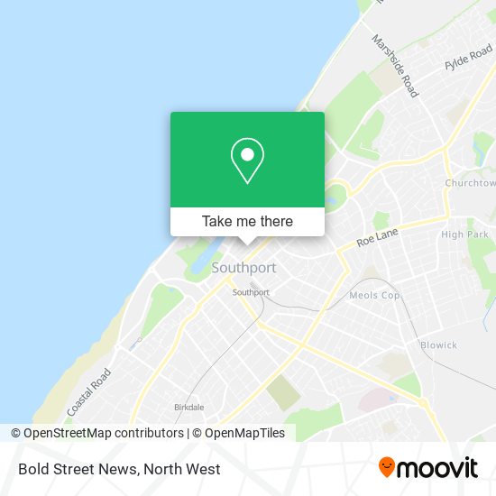 Bold Street News map