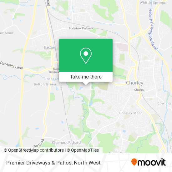 Premier Driveways & Patios map