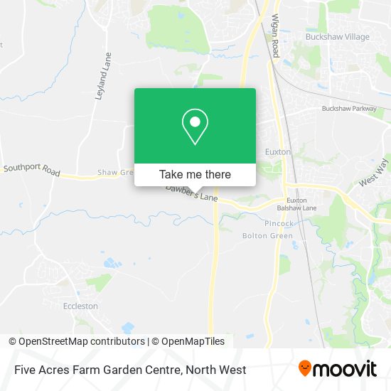 Five Acres Farm Garden Centre map