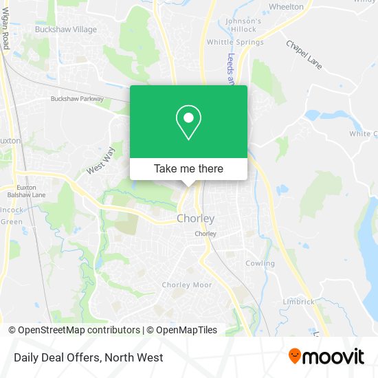 Daily Deal Offers map