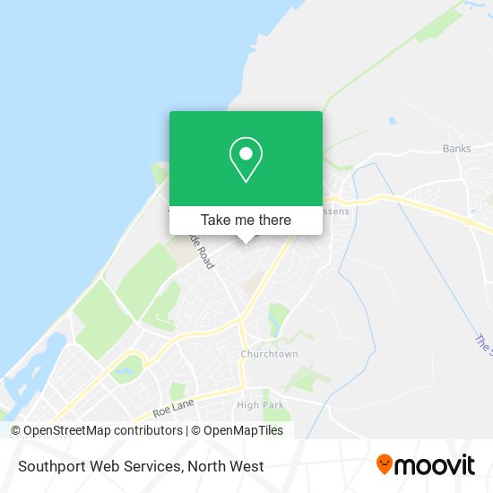 Southport Web Services map