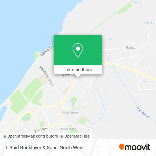 L Baid Bricklayer & Sons map