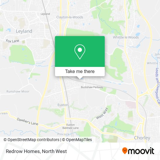 Redrow Homes map