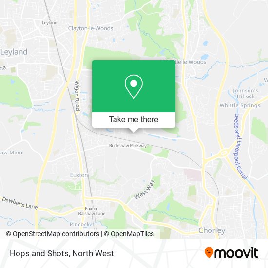 Hops and Shots map