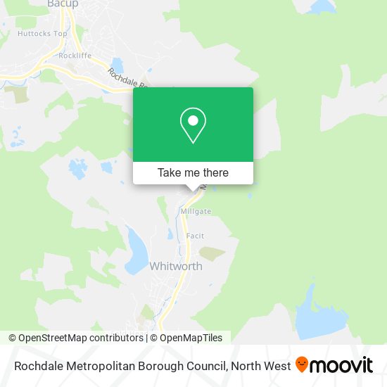 Rochdale Metropolitan Borough Council map