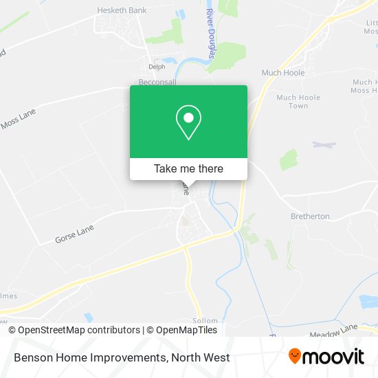 Benson Home Improvements map