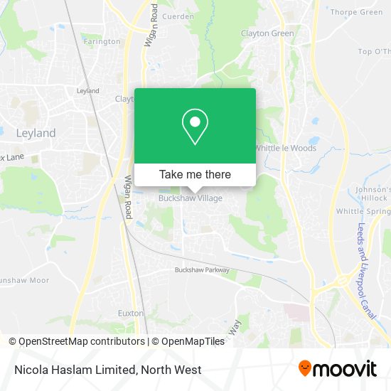 Nicola Haslam Limited map