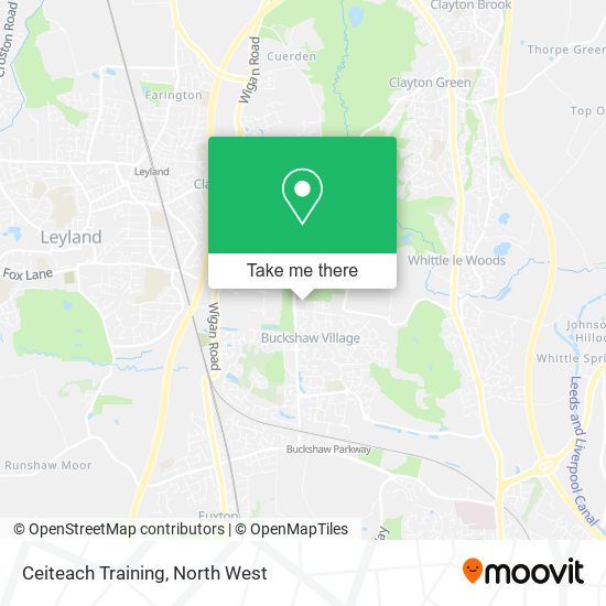 Ceiteach Training map