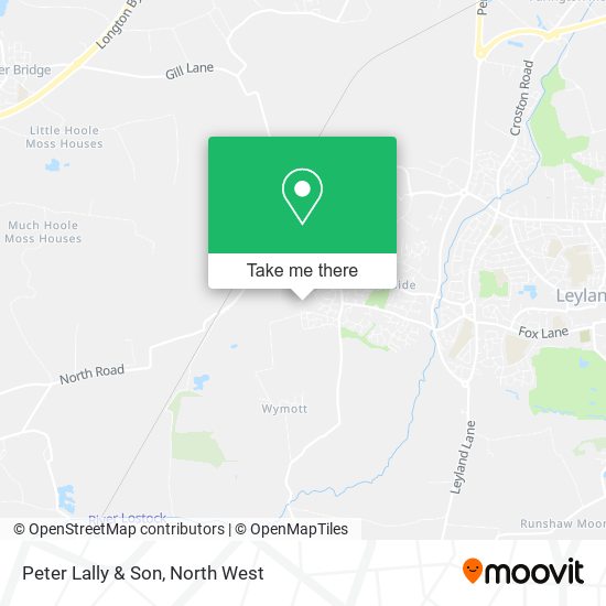 Peter Lally & Son map