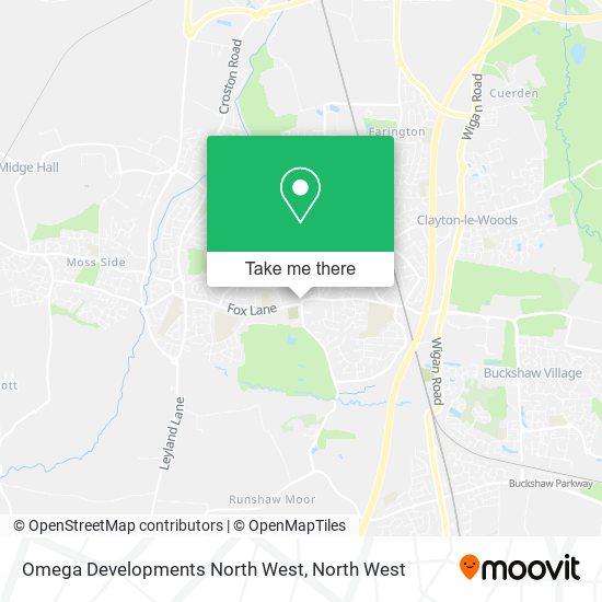 Omega Developments North West map
