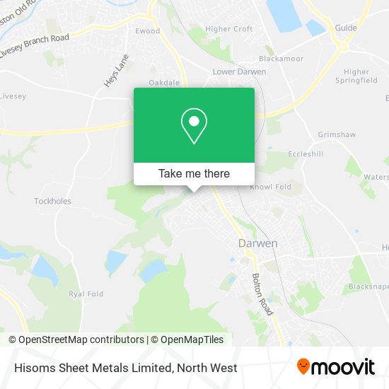 Hisoms Sheet Metals Limited map