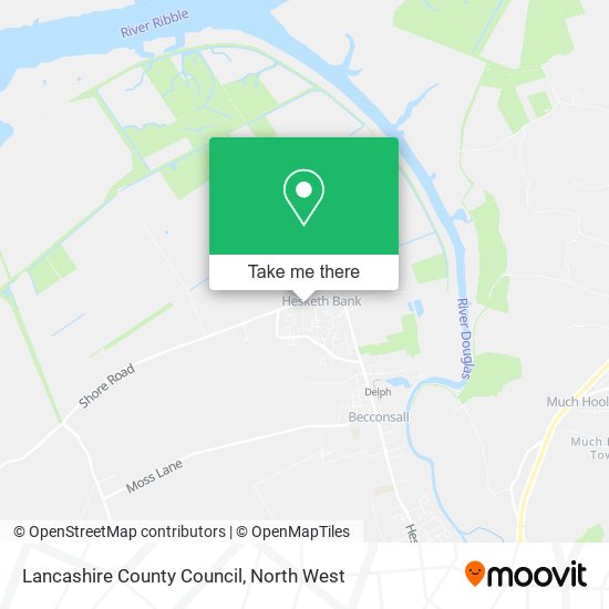 Lancashire County Council map