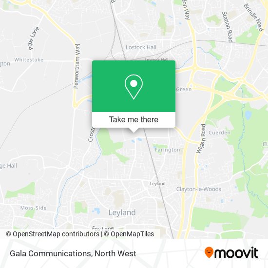 Gala Communications map