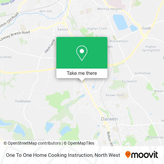 One To One Home Cooking Instruction map