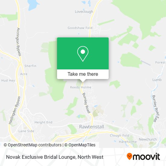 Novak Exclusive Bridal Lounge map