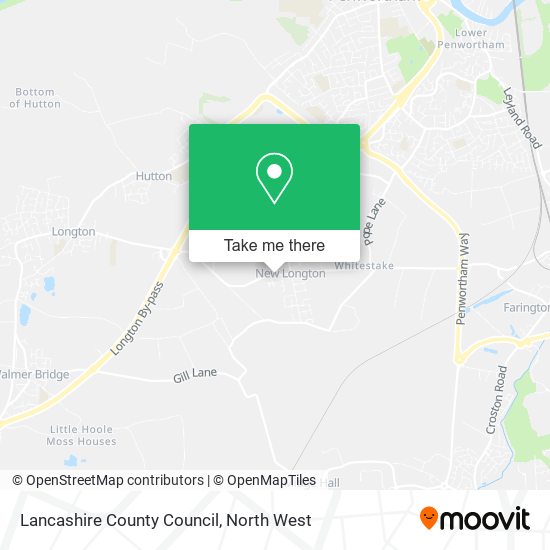 Lancashire County Council map