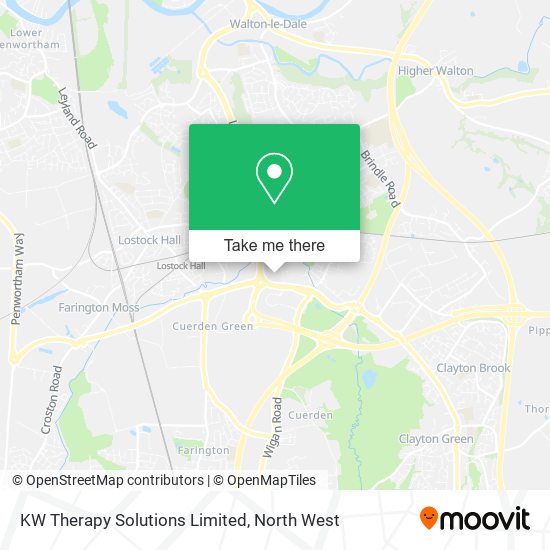 KW Therapy Solutions Limited map