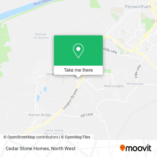 Cedar Stone Homes map
