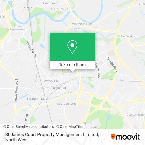 St James Court Property Management Limited map