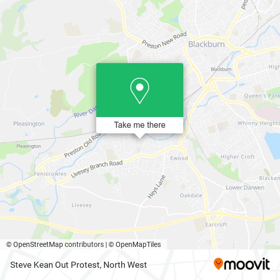 Steve Kean Out Protest map