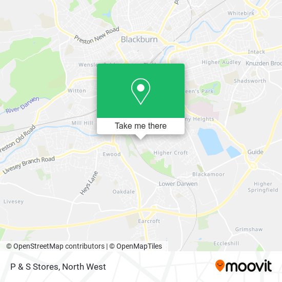 P & S Stores map