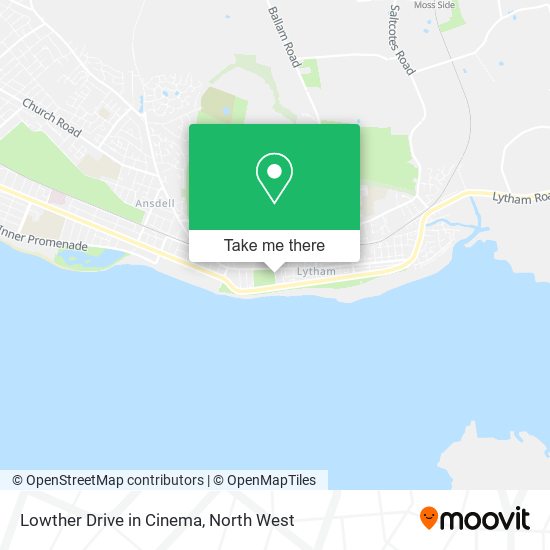 Lowther Drive in Cinema map