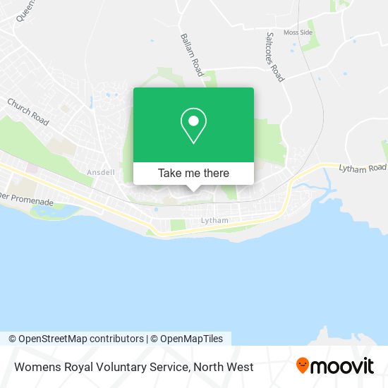Womens Royal Voluntary Service map