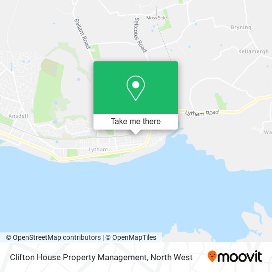 Clifton House Property Management map
