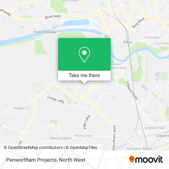 Penwortham Projects map