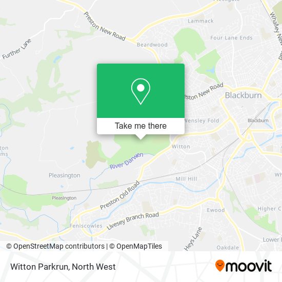 Witton Parkrun map