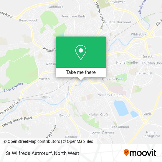 St Wilfreds Astroturf map