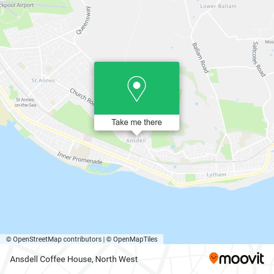 Ansdell Coffee House map