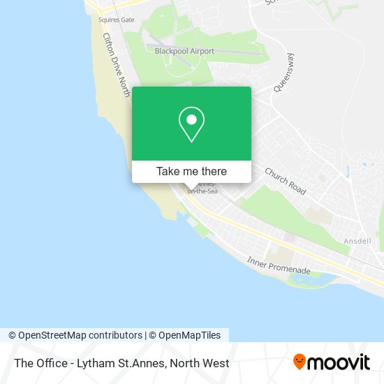 The Office - Lytham St.Annes map