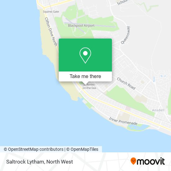Saltrock Lytham map
