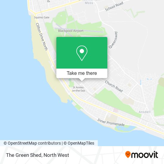 The Green Shed map