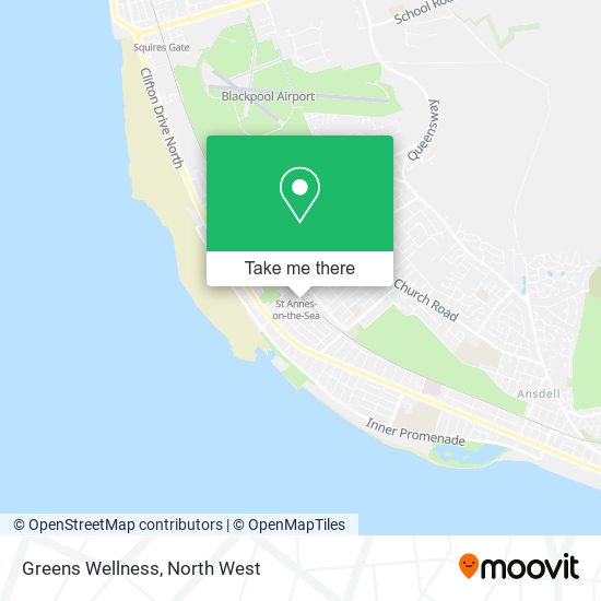 Greens Wellness map