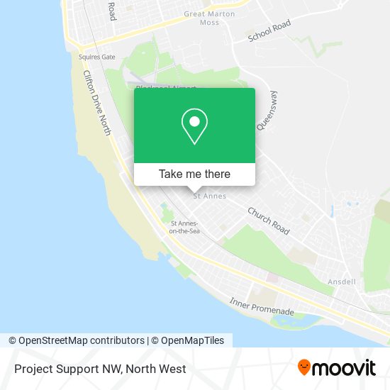 Project Support NW map