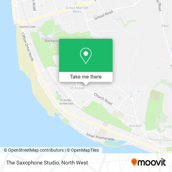 The Saxophone Studio map