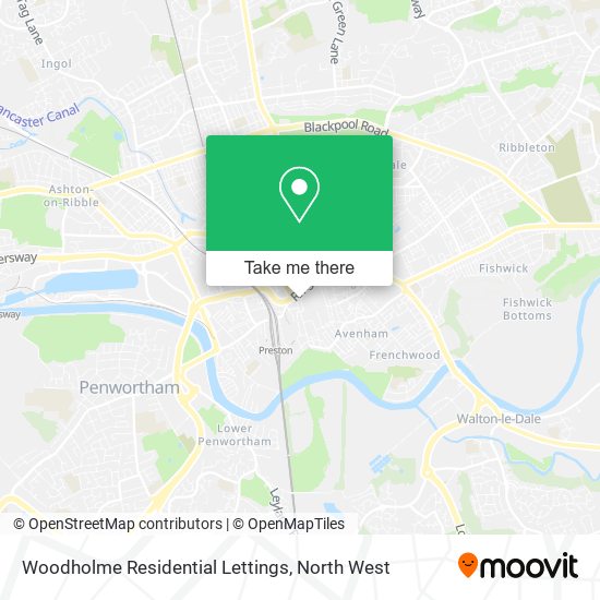 Woodholme Residential Lettings map