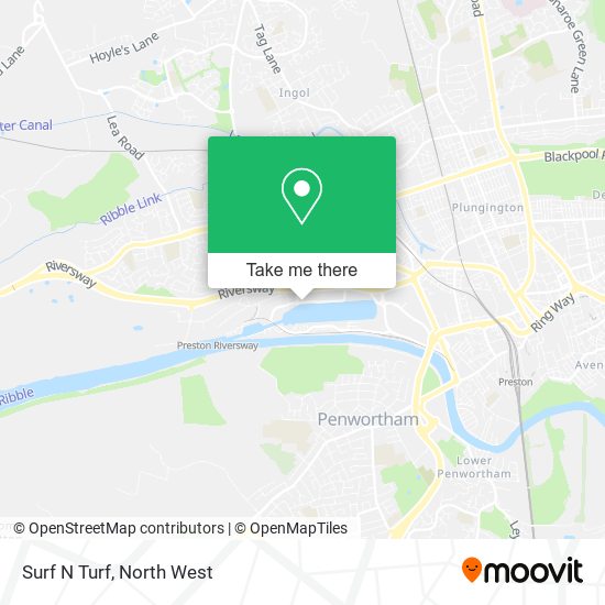 Surf N Turf map