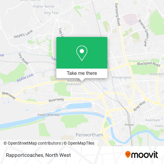 Rapportcoaches map