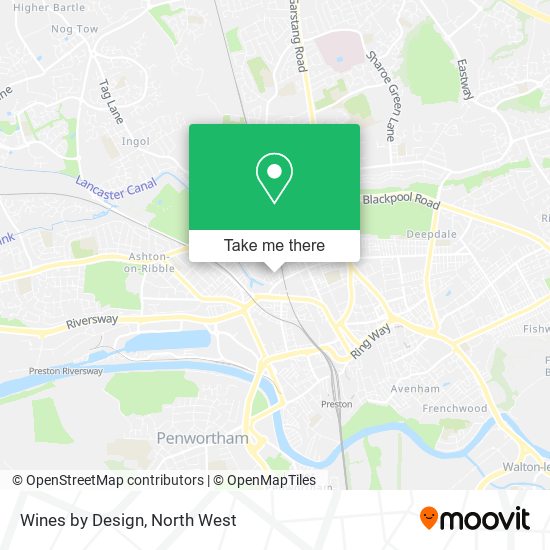 Wines by Design map