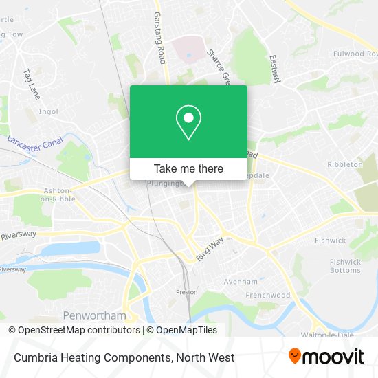 Cumbria Heating Components map