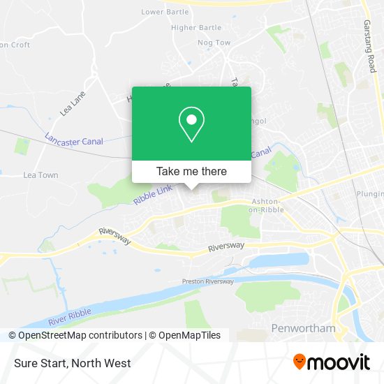 Sure Start map