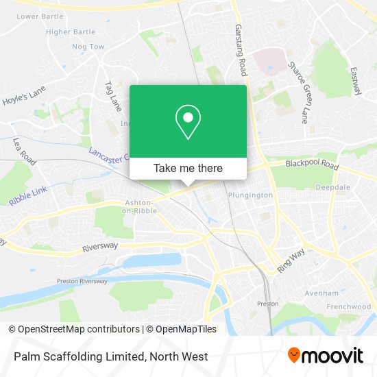 Palm Scaffolding Limited map