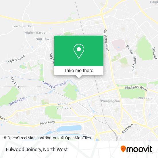 Fulwood Joinery map